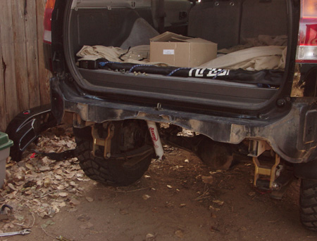 montero sport custom rear bumper