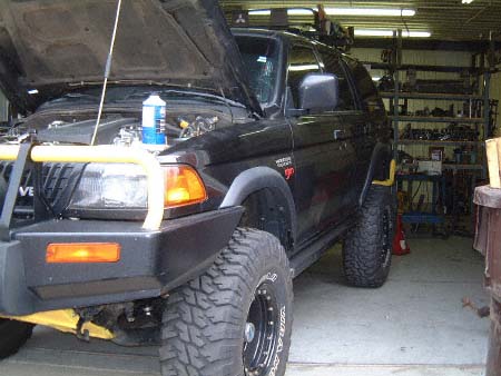 alcan spring conversion montero sport