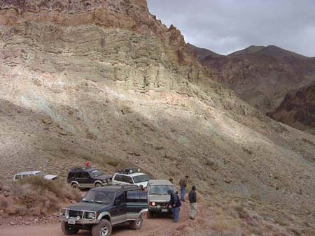 titus canyon death valley nevada