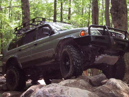 montero sport off road trail