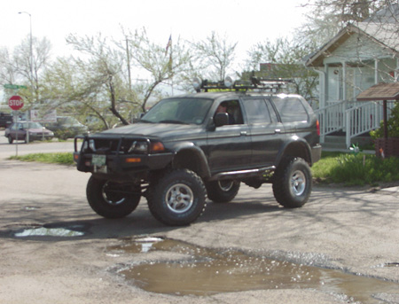 montero sport solid axle swap