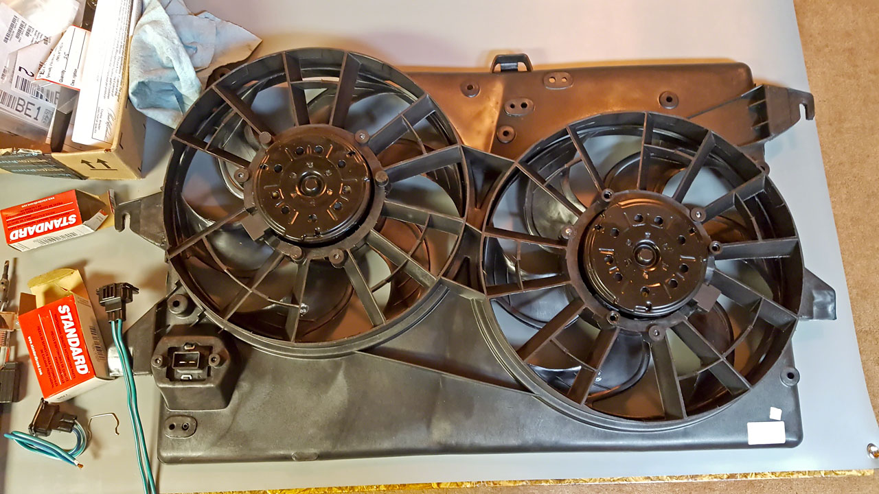 Ford Contour Electric Fan Install